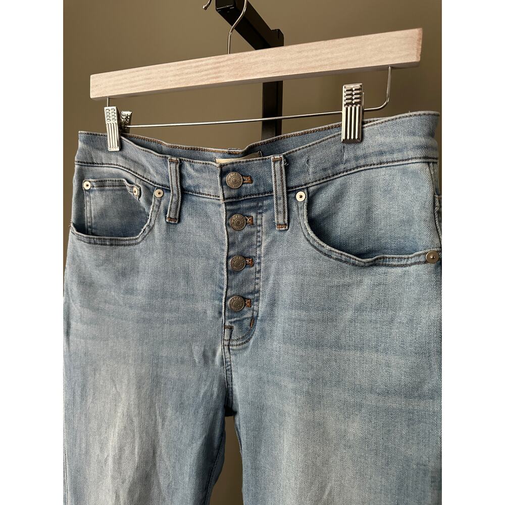 Madewell Cali Denim Boot Cut Jean Button Fly Size 28 - Picture 3 of 8